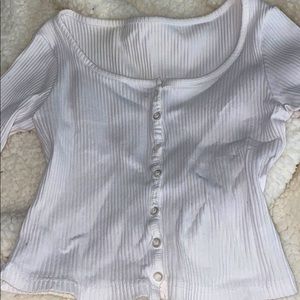 Long sleeve crop top